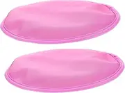 VALICLUD 2pcs Castor Oil Compress Pads Essential Oil Breast Pad Purple Cotton Comfortable Sleep Help Sleep Helper