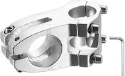 uxcell 25.4mm Bike Stem 45mm Aluminum Alloy Bicycle Handlebar Stem with Hex Wrench for Mountain Road Bike BMX MTB Cycling, Sand Silver
