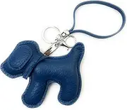 [VersaKits] Dog Keychains Leather Craft Soft and Adorable Puppy Bag Charm Accessory for Backpack Purse Strap