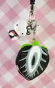【震撼精品百貨】Hello Kitty 凱蒂貓 限定版手機吊飾-黑草莓 震撼日式精品百貨