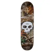 Zero Skateboard Deck Real Tree Single Skull 8.5" x 32.3"