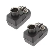 4 Pcs Adapter Antenna Converter FM Cable Connectors Coax Tv Antennas