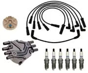 ACDelco Ignition Kit Distributor Rotor Cap Wire Spark Plugs for Oldsmobile GMC