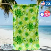Clover Extra Large Beach Towel Oversize Soft Microfiber Bath Towels Sandfree