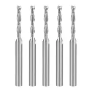 5PCS 1/8" Shank 2.0mm x 12mm Carbide End Mill CNC Router Bits 2 Flutes