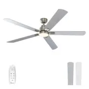 62 Inch Indoor Ceiling Fans with Lights, 6 Speeds Slient Reversible DC Motor,...