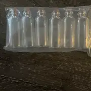 6 PCS 10ml Mini Glass Bottles Jars Vials Containers with Cork Lid