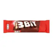 42x Original 3 BIT Chocolate Covered Biscuit Bar 46g / 1.6oz
