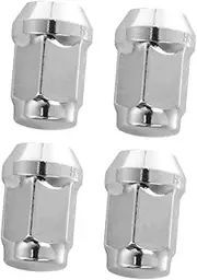 ETHZZLE 20pcs Tire Screw Nut Automotive Acorn Lug Nuts Spare Wheel Nut Acorn Tire Lug Nuts Car Flange Nut Steel Closed End Lug Nuts Car Tire Wheel Acorn Bulge Cone Seat Nuts Silver