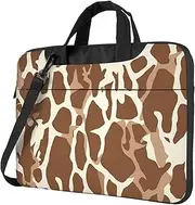 KHiry Laptop Shoulder Bag Laptop Bag Computer Bag Giraffe Print Messenger Bag for Unisex