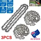 3X 22" Chainsaw Chain Fit MTM 58SX 62SX 72SX Chain Saw 325 058 86DL 22 Inch Bar~