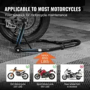 Motorcycle Rear Stand 850 LBS Paddock Lift Swingarm Spool For Bike Maintenance