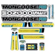 Mongoose - 2001 SGX - Decal set - old school bmx
