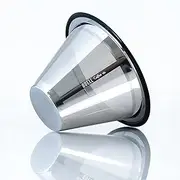 Quell Reusable Coffee Filter for Stagg X Pour Over Drippers : Stainless Steel Wave Alternative for Sustainable Brewing