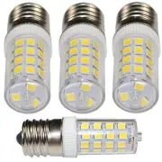4-Pack 110V E17 Dimmable LED Light Bulb Cool White for GE WB36X10003 Replacement