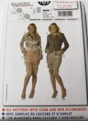 Burda 7929 Misses Jacket Blouse & Skirt 8-10-12-14-16-18 Sewing Pattern OOP
