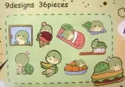 Turtle Stickers Sack Pack - 36 Stickers
