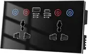 WAZIJ EU UK US Universal Plug/WiFi Smart Socket Switch with USB and Type-C Port Outlet Smart Life Via Home