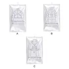 Multi Purpose Hanging Vacuum Storage Bag For Clothing Set And Reusable Durable