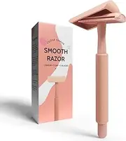 Liberex Cleansing Your Days Liberex Single Blade Razors for Women - Reusable Double Edge Safety Razor, 5 Refills, Metal Plastic Free