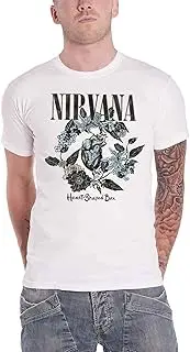 [Nirvana] Heart Shape Box Men's T-Shirt White Band Merch, Bands