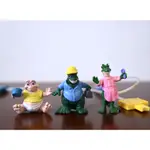 【OCASO】90年代 麥當勞玩具 恐龍寶寶 恐龍家族 恐龍爸爸 恐龍媽媽 按壓式玩具