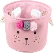 IMIKEYA Storage Basket for Laundry Hamper Organizer for Nursery for Home Use Cute Cat Design
