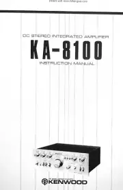 Kenwood KA-8100 Integrated Amp NEW INSTRUCTION MANUAL