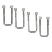 [Hobson Engineering] Galvanised Square U-Bolt - 125x44mm