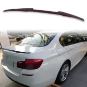 Painted M4 Style ABS Trunk Spoiler For BMW 5 Series F10 Damask Red Pearl B03 (for: BMW)