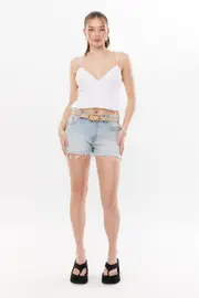 [Supré] Supré - Ollie Shirred Cami - White 10 WHITE