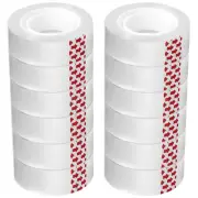 Transparent Tape Refills, 12 Rolls, 3/4 X 1000 Inches, 1 Inch Core, Clear Desk R