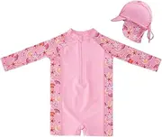 Big Softies Long Sleeve Rashie with Swim Hat- Starfish, Size 3