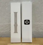 Apple Watch SE (2022) 44mm Starlight Aluminum Case with Sport Band, M/L (GPS)...