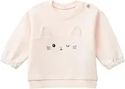 [United Colors of Benetton] Unisex Baby Jersey G/C M/L 3J70A1058 Hoodie, Pink, 62 cm, Pink, 62
