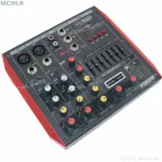 MG4 Bluetooth Portable mini Mixing Console Stereo Mixer for DJ Studio Stage 4 Ch