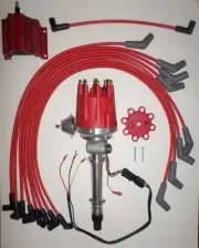 Small Cap CHEVY CORVETTE Tach Drive CHEVY 396-454 RED HEI Distributor,coil,wires