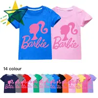 在飛比找蝦皮購物優惠-Barbie The Movie男女童裝短袖T恤