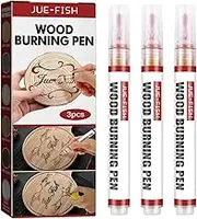 3Pcs/box Scorch Marker Wood Burning Pen For Project Pyrography Caramel Pyrography Kid Gift Art Marker Supplies
