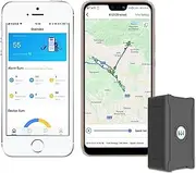 GPS Tracker Car, with Magnetic Smart GPS Transmitter, 6000 mAh Battery, Instant Updated in 10 Seconds, with App Subscription Required.
