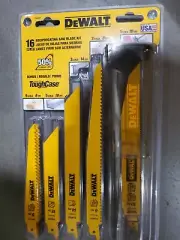 16 Pc Dewalt Reciprocating Saw Blade Kit