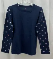 Girl's J Crew Crew Cuts Heart Sleeve T Shirt 4 - 5 NWT