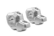 SW-Motech Bar back for Ø 28 mm handlebar - H=30 mm. Back 22 mm. Silver.