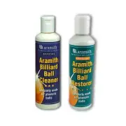 Aramith Pool Ball Cleaner and Restorer Set for Phenolic Billiard Balls 8.4 Oz