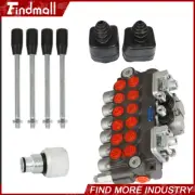 Findmall Hydraulic Directional Control Valve 6 Spool, 11 GPM + Conversion Plug