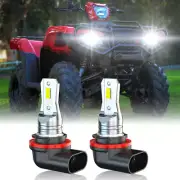 For 1993-2018 Polaris Ranger Headlight 700 80W RZR 500 800 900 6000k LED Bulbs