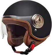 Adult Bike Helmet | Half Open Face Dirt Bike Helmets | Skate Skateboarding Protective Gear for Commuting Road Cycling Mountain Racing Karting Snowboarding