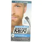 JUST FOR MEN Brush-In Color Gel, Mustache & Beard M-25 Light Brown 1 Each (Pa...