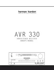 Harman Kardon AVR-330 AV Receiver Owners Manual