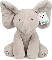 GUND Animated Flappy The Elephant Stuffed Animal Plush, Gray, 12 inch (4053934)
